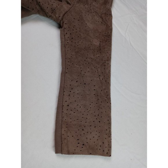 BCBG MAXAZRIA WOMEN SZ S ZIP FRONT DESIMETRICO 3/4 SLEEVE HOLE PUNCHED FABRIC - Picture 9 of 16